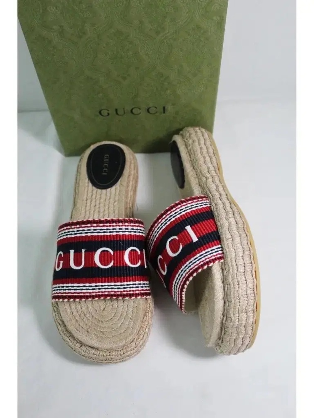 Gucci "Sabela"  espadrille sandals - Picture 5 of 5